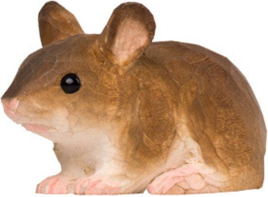 Wildlife Garden - Houten Muis - Bruin