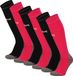 Xtreme Sockswear Compressiesokken Hardlopen - 6 Paar – Kniehoge Hardloopsokken Unisex – Klasse 1 Compressie – Multi Roze – Maat 39/42