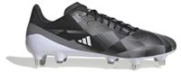 Adidas Adizero RS15 Ultimate, chaussures de rugby à crampons, gris/blanc/noir, taille 48
