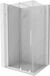 Mexen Velar cabine de douche coulissante 90 x 70 cm, transparent, blanc
