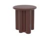 Vinyle Table d'appoint laquée rouge lie de vin, d50 cm