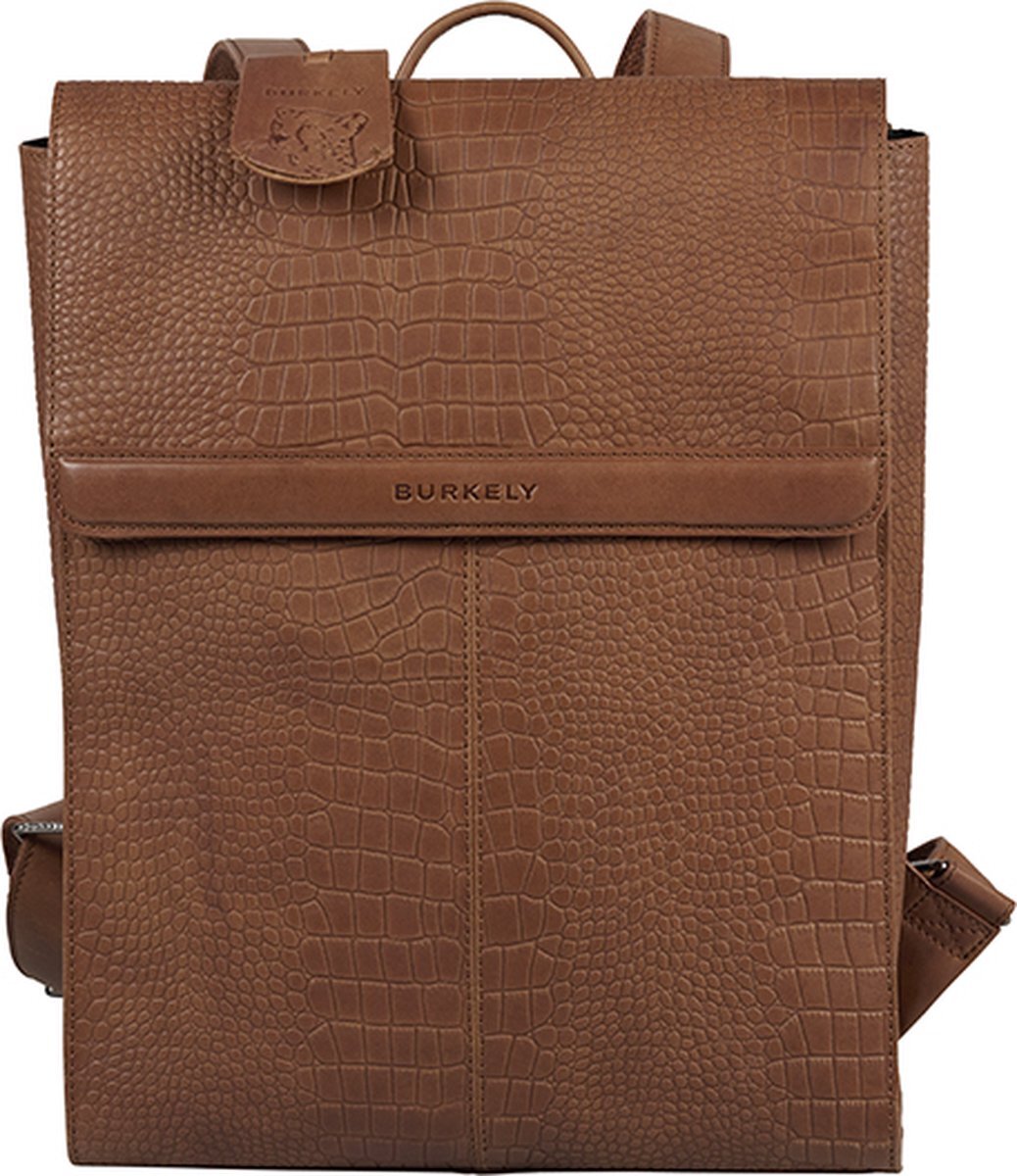 Burkely Casual Carly Dames Rugtas 14'' - Cognac