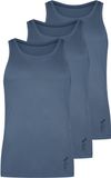SLOGGI Heren onderhemd 3 pack SLG Base Soft donkerblauw