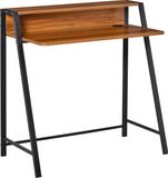 HOMCOM Bureau, computertafel, lade, bureau, werktafel met kabeldoorvoer 836-055