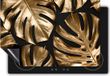 Chefcare Inductie Beschermer Gouden Bladeren - 77x59 cm - Afdekplaat Inductie - Kookplaat Beschermer - Inductie Mat