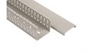 Gaestopas dakgoot serie E/4 40x40 met 4 mm moer grijs