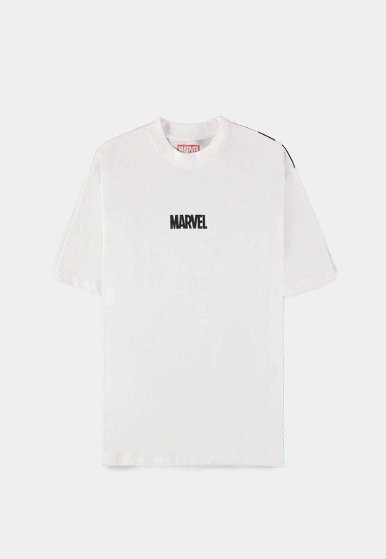 Spider-Man Split Comic Heren T-shirt - wit - M