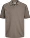 JACK&JONES JJKANE KNIT SPLIT NECK POLO Homme M Coton Faucon