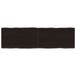 VidaXL Tafelblad Natuurlijke Rand Eikenhout Donkerbruin 180x60x(2-4)cm