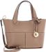 FURLA Primrose Mini Tote Bag Toffee Lichtbruin Leren Schoudertas