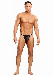 Male Power Posing Strap - Black