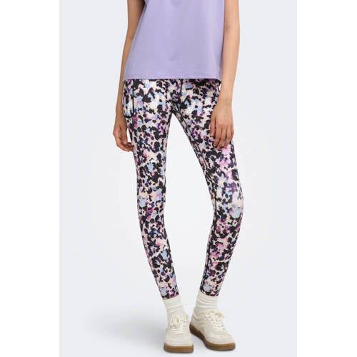 ONLY PLAY sportlegging - ecru/zwart/lichtblauw/roze
