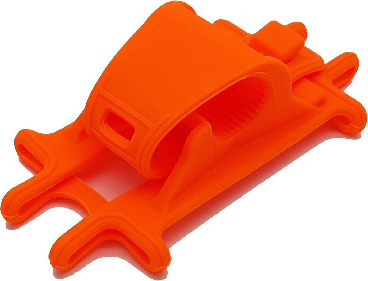 Case2go Koningsdag accessoires - Universele Telefoonhouder Fiets - 4 tot 6.5 inch - Oranje - Koningsdag accessoires