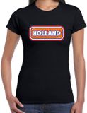 Bellatio Decorations T-shirt Dames Holland Zwart M