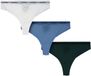 Calvin Klein Underwear Dames Slips - Maat M - Brazilian - Polyamide/Elastaan - Slate Turquoise / Frozen Fjord / White