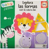 Educa Ontdek Vormen Met De Zebra Zac Puzzle Roze Kinderen