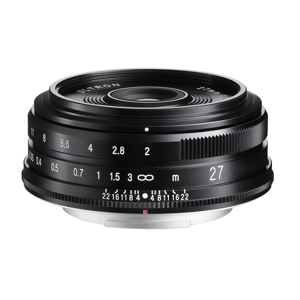 Voigtlander Ultron 2.0/27 mm - Zwart - X-mount objectief