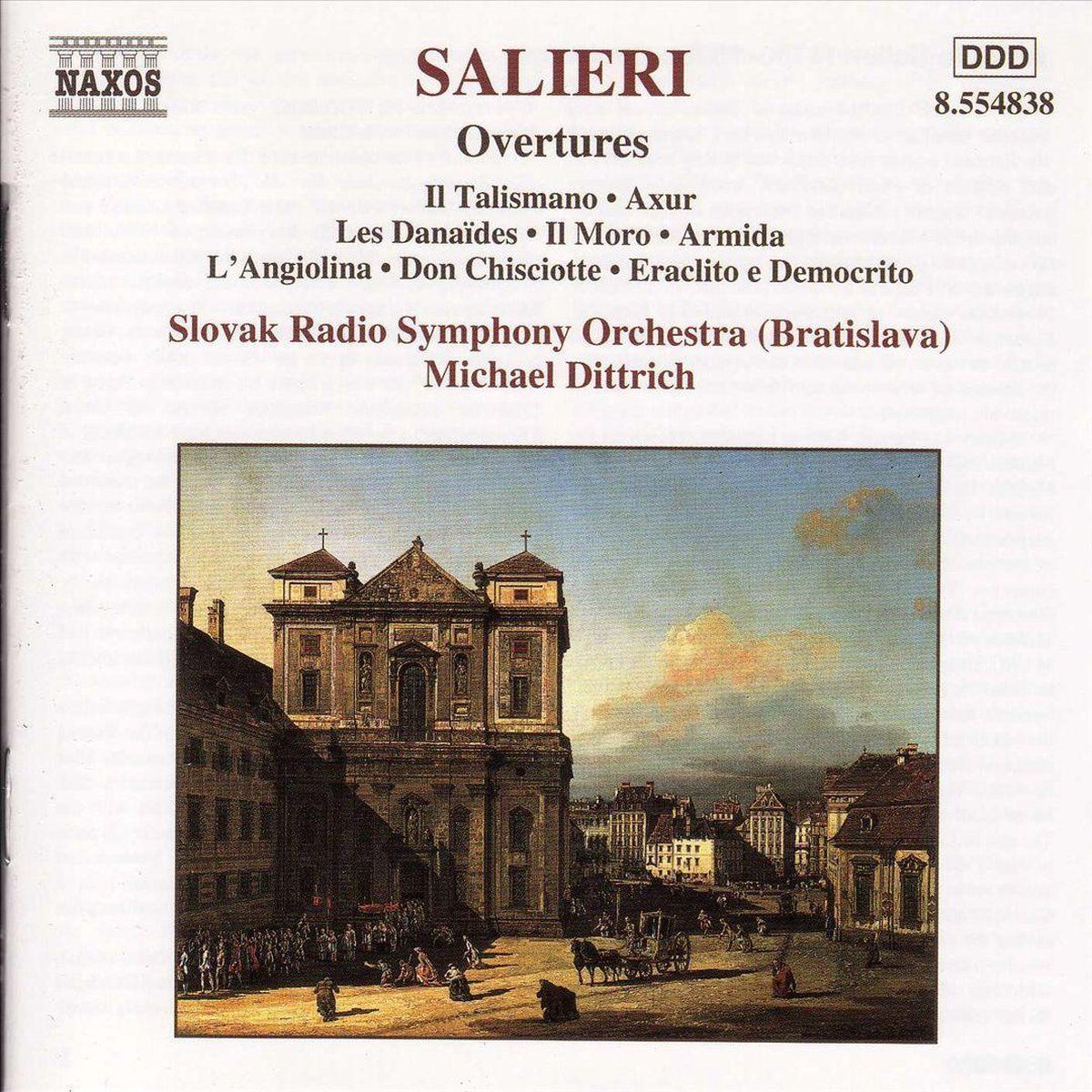 OUTHERE Salieri: Overtures / Dittrich, Slovak Radio SO (Bratislava) - Muziek