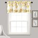 Lush Decor Tanisha Rideau occultant, imprimé vigne, jaune et gris, 132,1 cm x 45,7 cm