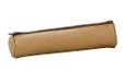 ELBA Tote rond, 17,5 x 4 cm, met ritssluiting, natuurlijk leer, beige