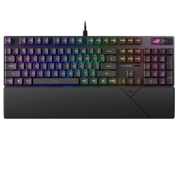 ASUS ROG STRIX SCOPE II Gaming Keyboard USB AZERTY French Black