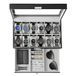 GUKA Horloge Box 12 Slot Horloge Display Organizer Lederen Sieraden Case Lade Glas Verjaardag voor Mannen Vrouwen, Kind Man Papa
