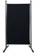 QUICK STAR Paravent 180 x 78 cm tissu séparateur de pièce petit jardin cloison balcon opaque noir