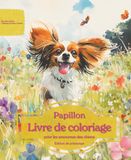 Papillon: Livre de coloriage pour les amoureux des chiens – Édition de printemps