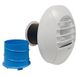 Atlantic - Kit de bouche d'extraction simple flux hygroréglable sanitaires avec piquage Twist & Go