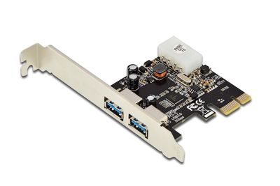 Digitus DS-30220-4 - Interfacekaart/-adapter - Zwart
