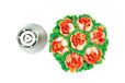 Silikomart Flower Tube 25 – koksmes in roestvrij staal per zakje à 25 mm