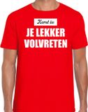 Shoppartners Bv Noël: ton t-shirt de Noël / t-shirt de Noël rouge pour hommes - Vêtement de Noël / tenue de Noël M