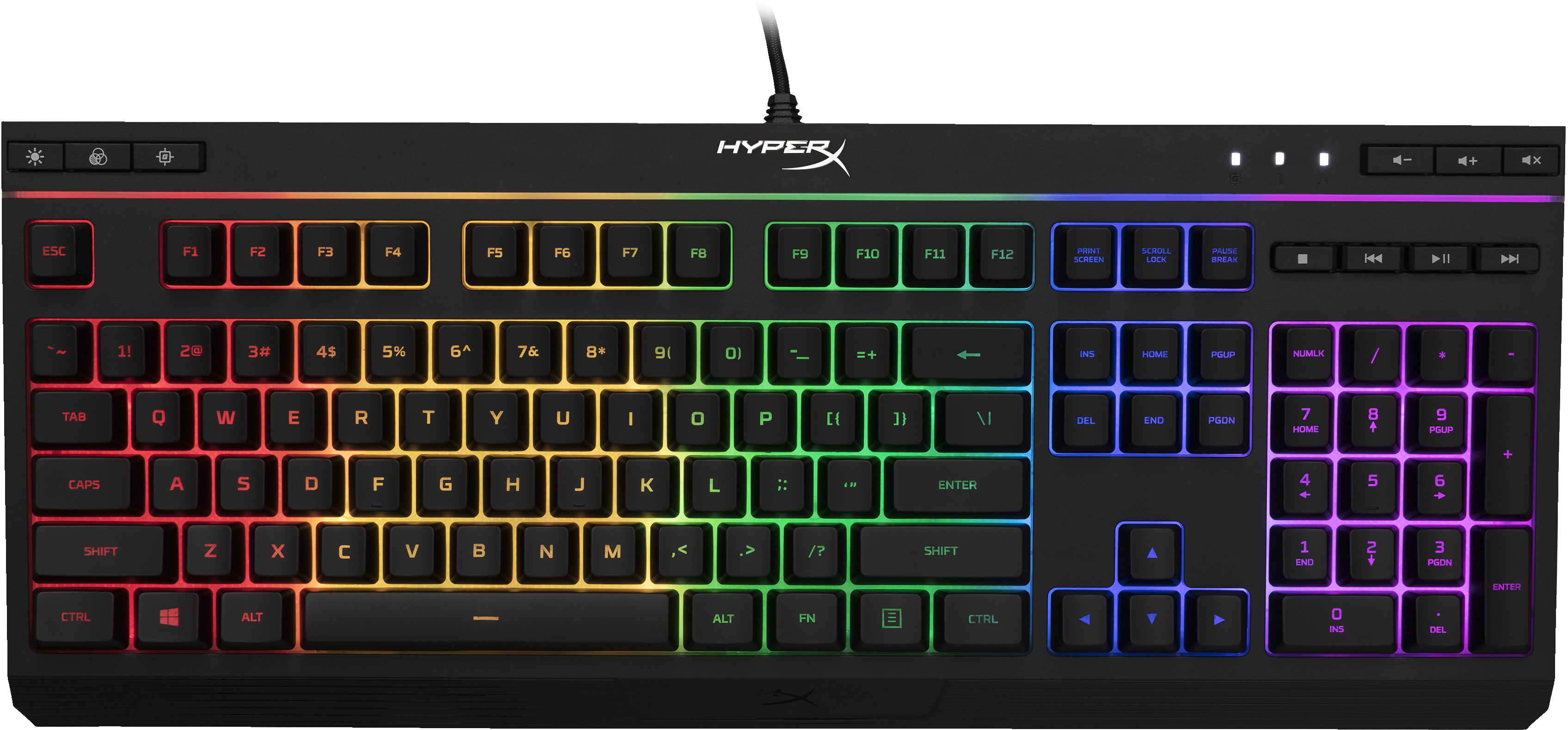 HP HyperX Alloy Core RGB - gamingtoetsenbord (US-indeling)