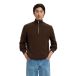 SELECTED HOMME Slhdane Ls Knit Structure Half Zip Noos Heren Trui