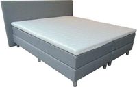 Slaaploods.nl Praag Boxspring inclusief matras 140x200 cm Grijs