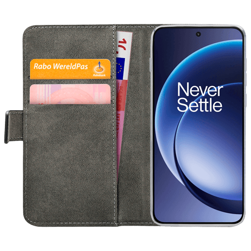 Mobilize PU-Leer Book Case Zwart OnePlus 15R
