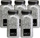 Mica Decorations pierres décoratives / granulés - 5x - 650 ml - 1-2 mm - verre miroir - gravier décoratif