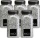Mica Decorations decoratie stenen / granulaat - 5x - 650 ml - 1-2 mm - spiegel glas - siergrind