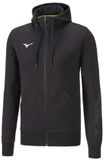 Mizuno Junior Hoodie Team miz FZ Zwart Unisex XL