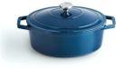 Fonte braadpan Stoofpan - Bleu - 30 cm - Ovaal - Geschikt voor inductie