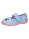 LICO Huisschoenen 'Cookie Girl' blauw / lichtblauw / rosa / zilver