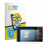 BROTECT - Screenprotector voor Canon IXUS 285 HS A - Folie Beschermfolie Beschermglas matte 3 Stuks