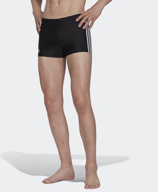 adidas Performance Classic 3-Stripes Zwemboxer - Heren - Zwart - M/L