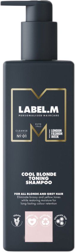 Label.M Cool Blonde Shampoo 1000ml - Unisex - Alle haartypes