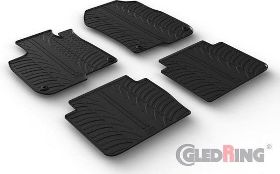 Gledring Rubbermatten voor Honda CR-V 9/2018- - Zwart - 4-delig