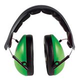Stylex 42302 SX-4230 Gehoorbescherming, stil leren in variabel groen, verstelbaar, gevoerde hoofdband, helm voor kinderen vanaf 6 jaar, ideaal voor leren en school, concerten en stadion