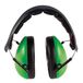 Stylex 42302 SX-4230 Gehoorbescherming, stil leren in variabel groen, verstelbaar, gevoerde hoofdband, helm voor kinderen vanaf 6 jaar, ideaal voor leren en school, concerten en stadion
