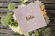 Holzgrusskarten Originele bruiloftskaart voor bijzondere felicitaties voor de bruiloft, motief "Alles Liebe für Bruiloftsbillet", wenskaart, ansichtkaart, cadeaukaart voor echtpaar