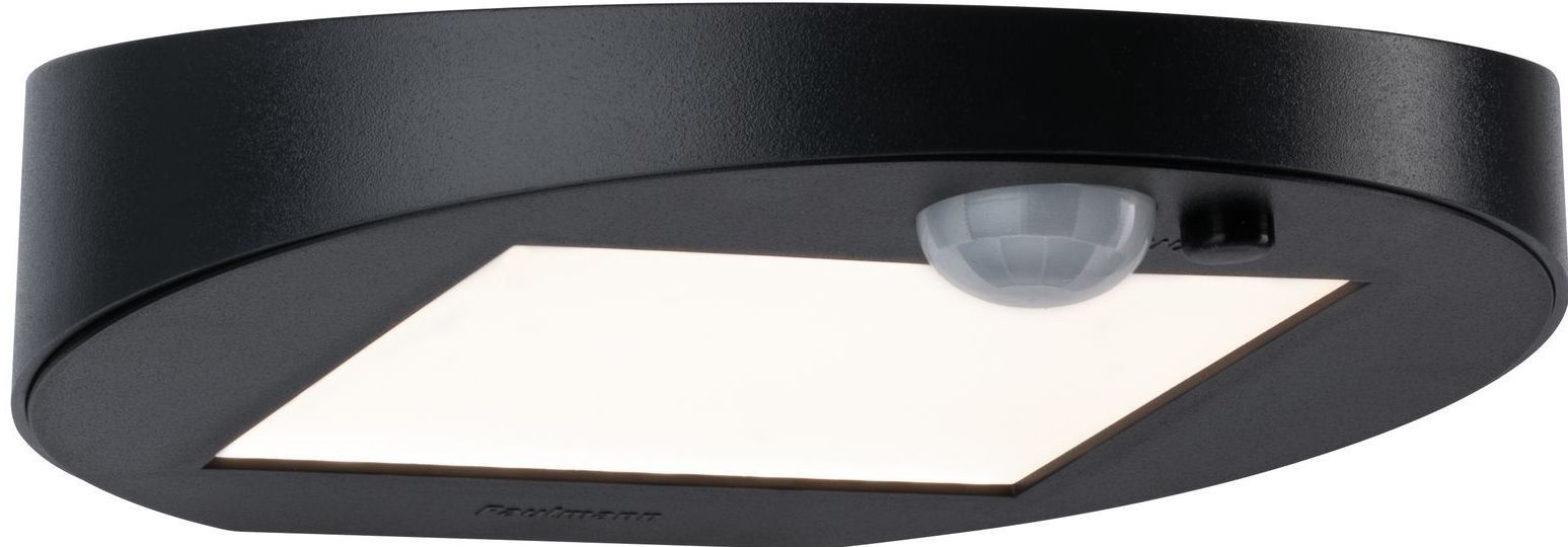 Paulmann Outd. Solar wandlamp Ryse IP44 100lm - Antraciet