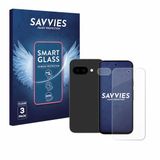Savvies 3 Stuks Screenprotector - Geschikt voor Google Pixel 9a (Voor+Camera) - Beschermfolie Glas Transparant